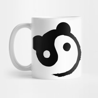 Yin Yang Panda Bambu Brand Black and White Mug